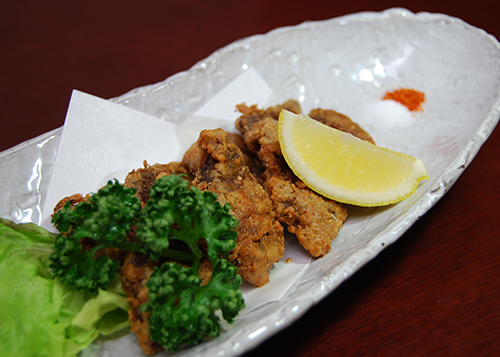 くじらの竜田揚げ